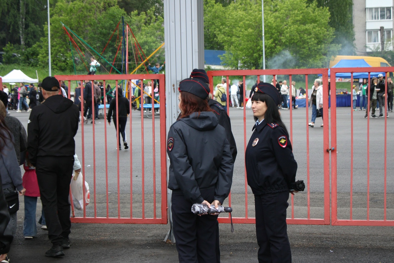 В праздники полиция была  на страже  порядка